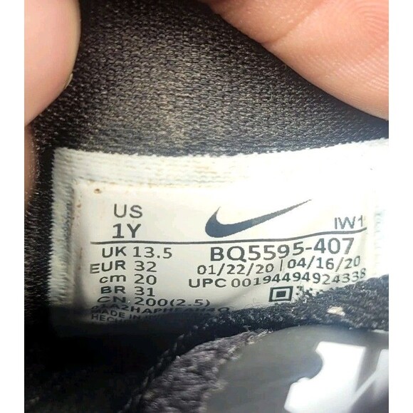 Nike LeBron 17 Youth 1Y Mid  Constellations Blue Green Athletic Kids Shoes - Picture 10 of 10